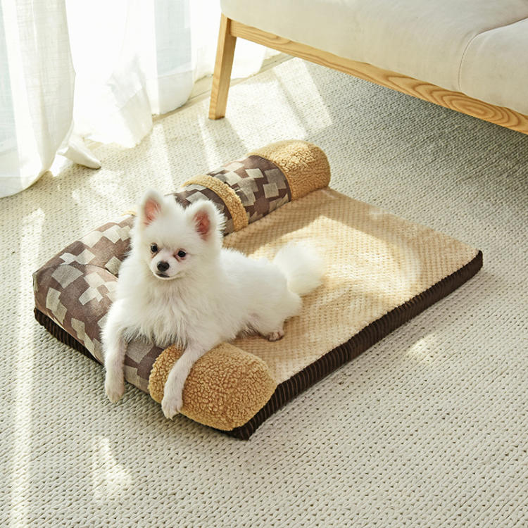 ペットクッション ペットベッド ペットソファー マット 小型 中型犬 猫 小動物 寝床 洗える 通気性いい ふわふわ 毛が引っ付きにくい 洗