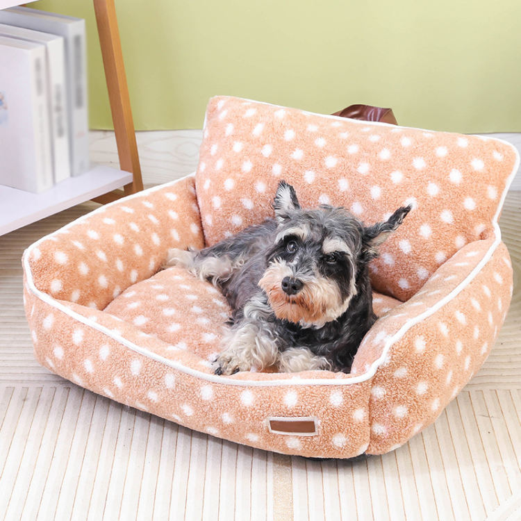 猫 ベッド 犬 ベッド ペットベッド ペットクッション 夏用 ペットソファー ふんわり 可愛い ペットマット 小型/中型犬用 猫用 洗える 丈
