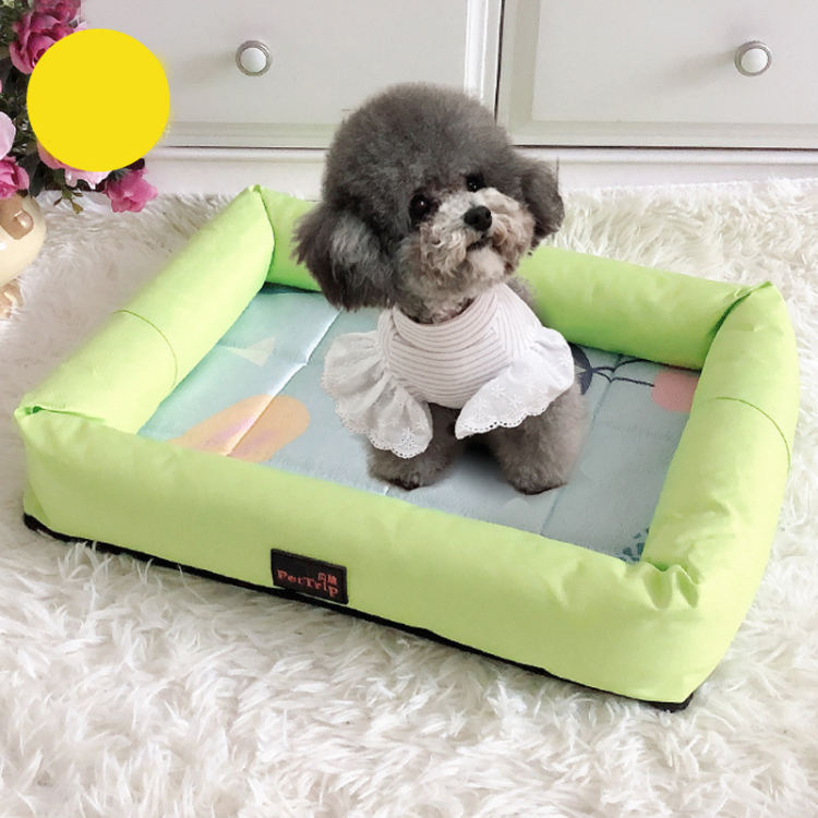 ペットベッド ペットソファー ペットクッション マット 夏 犬 猫 ベッド 洗える 涼しい 通気性いい 蒸れにくい ふわふわ かわいい 子犬