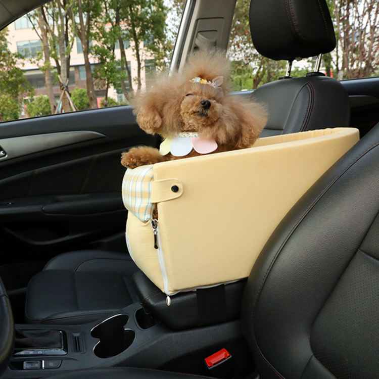ペット用 ドライブボックス ドライブベッド 猫 小型犬 中型犬 車用 ドライブシート 飛び出し防止 ペットシート お手入れ簡単 洗濯可能 車