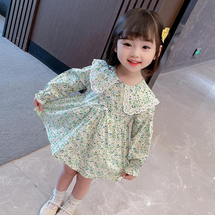 長袖ワンピース ガールズ 女の子 キッズ リボン ワンピ カラバリ ナチュラル チェック 秋 冬 刺繍 かわいい おしゃれ 春秋 子供ドレス キッズ ワンピース チュール ドレス フレア袖口 スカート