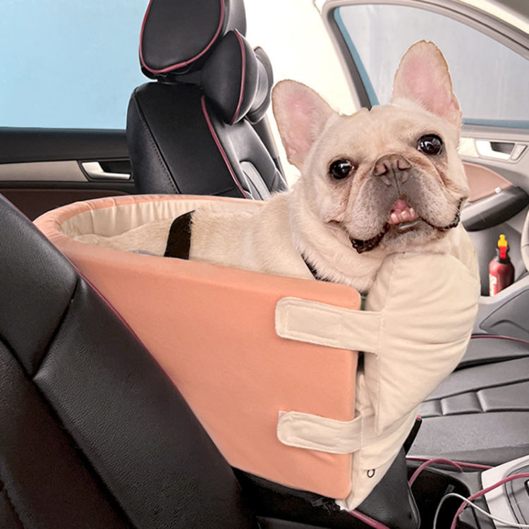 犬 車 ドライブボックス 防水 キャリーバッグ 中小型犬 アームレスト ペットドライブボックス 車用ペットシート 飛び出し防止 車酔い防止