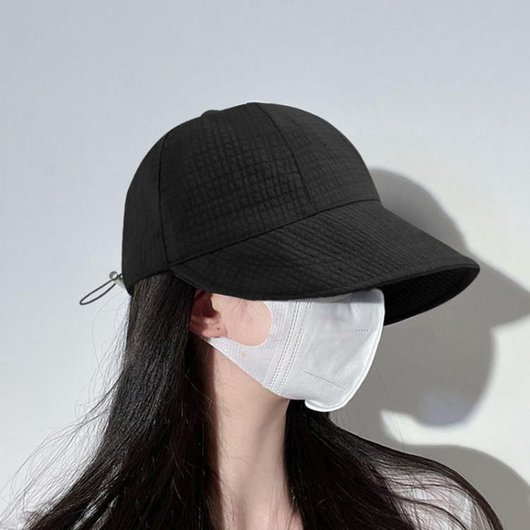 深め キャップ レディース 帽子 シンプル 女優帽 小顔効果 大きいサイズ 接触冷感 紫外線対策 uvカット キャップ サイズ調整 オールシー