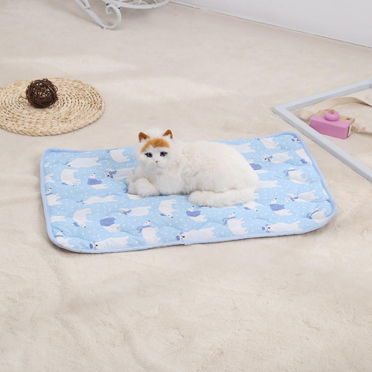 抗菌 M 春夏ベッド マット 涼しい 猫用 犬用 ベッド ペット用 動物用 犬 猫 クールマット 40×50cm 夏 冷却 マット 涼しい 熱中症 熱さ対