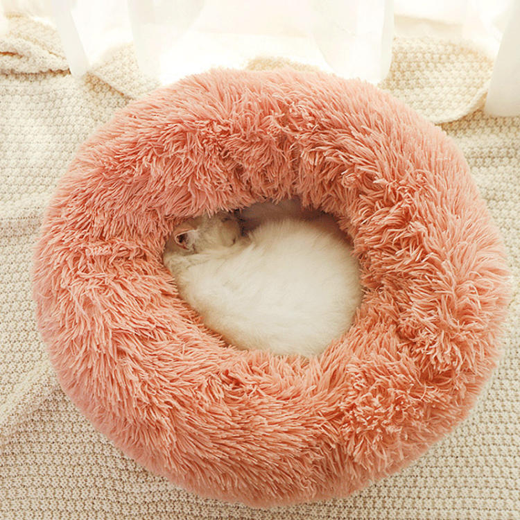 ペットベッド 犬用 猫用 ベッド ペット キャットハウス ソファー ふわふわ 猫ベッド 犬ベッド ふわふわ ラウンド型 丸型 暖かい ペットク