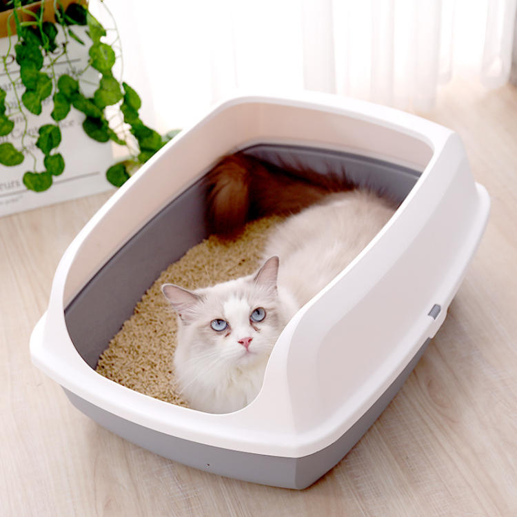 猫用トイレ 抗菌キャットトイレ 掃除しやすい 丸洗い可能 耐久性 飛び散り防止 ペット用品 通気性 飛散防止 大型 猫トイレ おしゃれ 猫砂