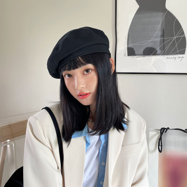 ベレー帽 夏用 秋用 冬用 晩夏 梅春 春先 ニット 大きめ 大きい 小さめ 小さい サイズ サイズ調節 サイズ調整 ビッグ カラフル リンクコーデ ツインコーデ お揃い おそろい ダンス 衣装 学芸