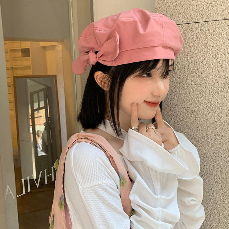 ベレー帽 夏用 秋用 冬用 晩夏 梅春 春先 ニット 大きめ 大きい 小さめ 小さい サイズ サイズ調節 サイズ調整 ビッグ カラフル リンクコーデ ツインコーデ お揃い おそろい ダンス 衣装 学芸