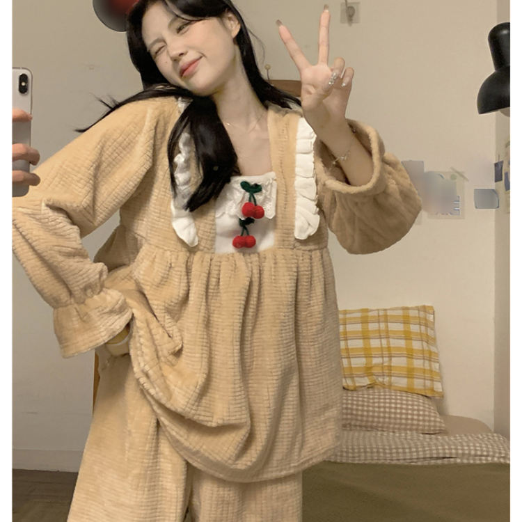 心柄 ルームウェア ロング ワンピース ガウン 前開き まるで毛布 レディース 冬 あったか もこもこ 大きいサイズ 綿 前開きパジャマ ゆったり ロング ワンピース ナイトウェア