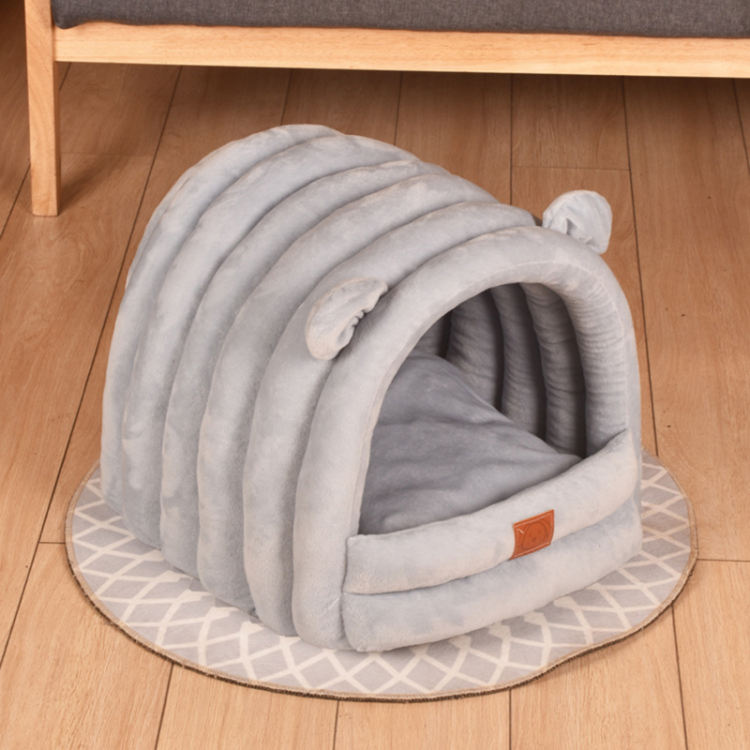 ペットベッド 夏 洗える 犬 猫 ベッド ペットソファー ドーム型 テント ハウス ねこ いぬ ベッド クッション おしゃれ 洗える 猫ハウス