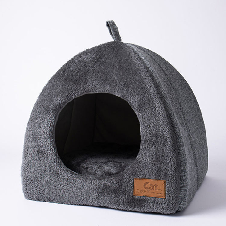 猫ハウス ドーム型 冬 雨 おもちゃ付き 人気 ペットベッド 秋冬用 キャットハウス 暖かい ふわふわ 猫ベッド ペットハウス 猫の家 ペットクッション 滑り止め ペットマット 丸洗い