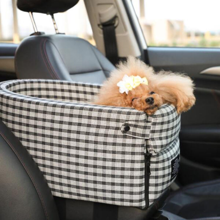 犬 車用 ドライブボックス ドライブベッド ペット用ドライブシート 小型犬 キャリーバッグ アームレスト 軽自動車 2way 車用ペットシート