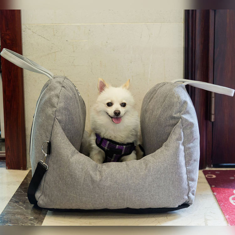 ドライブベッド 犬 中型犬 助手席 2匹 2匹用 ペット用ドライブシート 犬用 後部座席 夏 夏用ドライブベッド犬 安全 ピンク l 大型犬 多頭 犬ドライブベッド多頭用